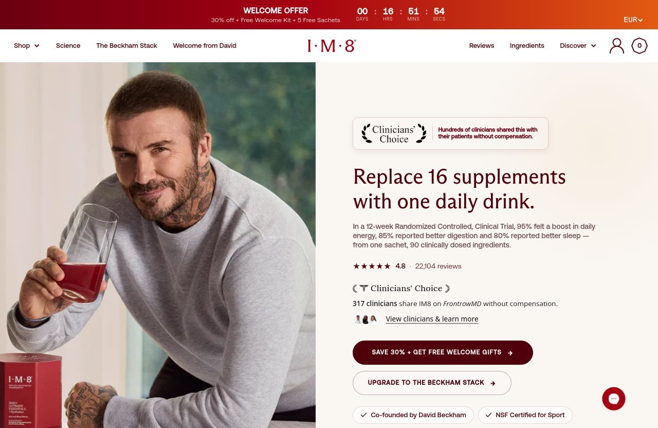 Im8Health official website - im8 for busy professionals